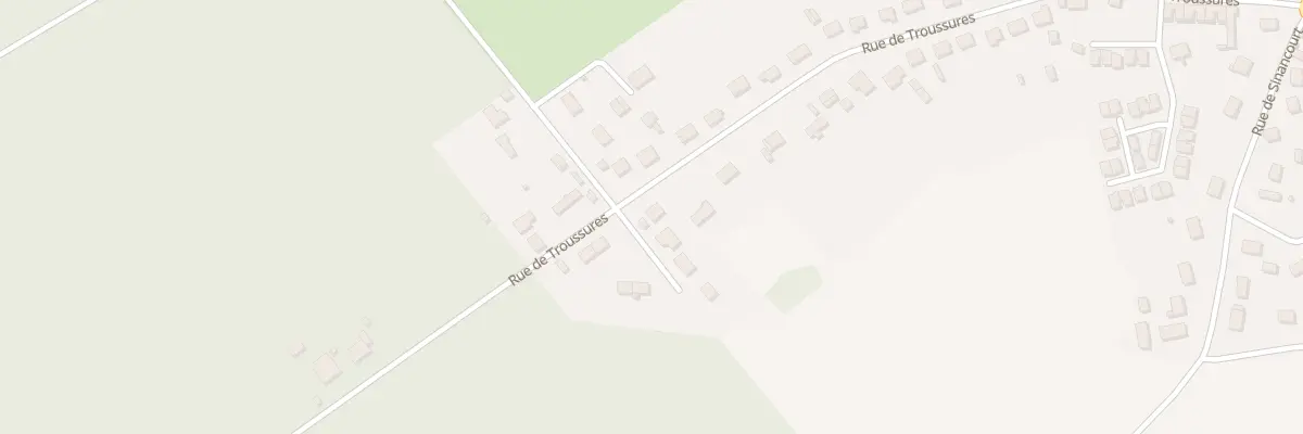 Plan du 35 Rue de Troussures à Rainvillers