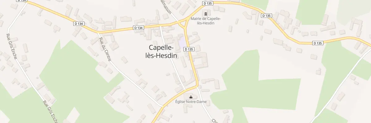 Plan du 94 Rue de Crecy à Capelle-lès-Hesdin