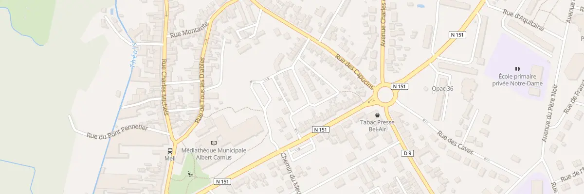 Plan du 36 Rue Neuve des Capucins à Issoudun