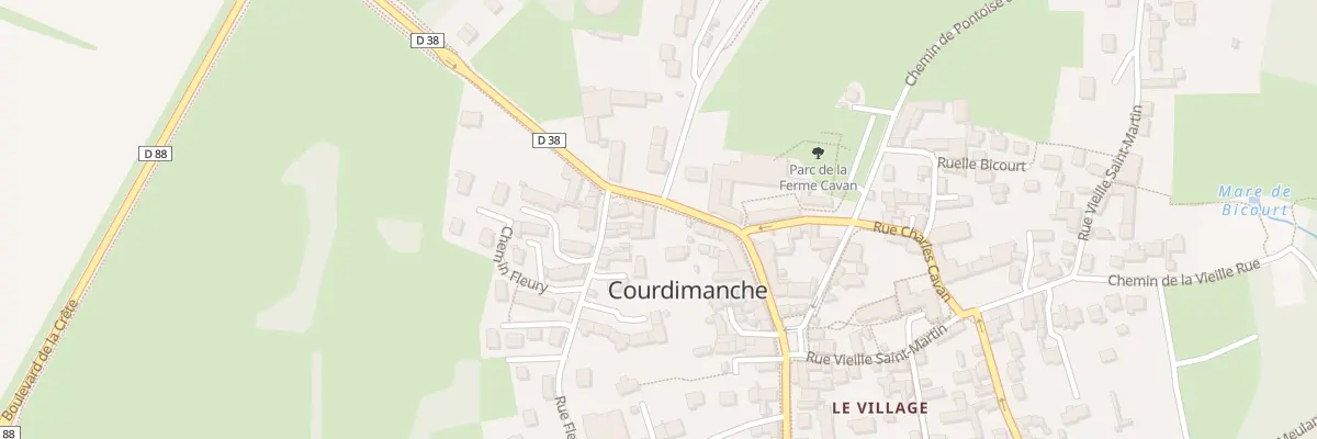 Plan du 2B Rue Raymond Berrivin à Courdimanche