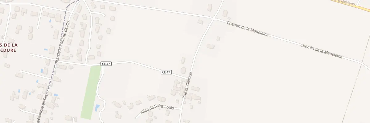 Plan du 29 Rue du Givroux à Chécy