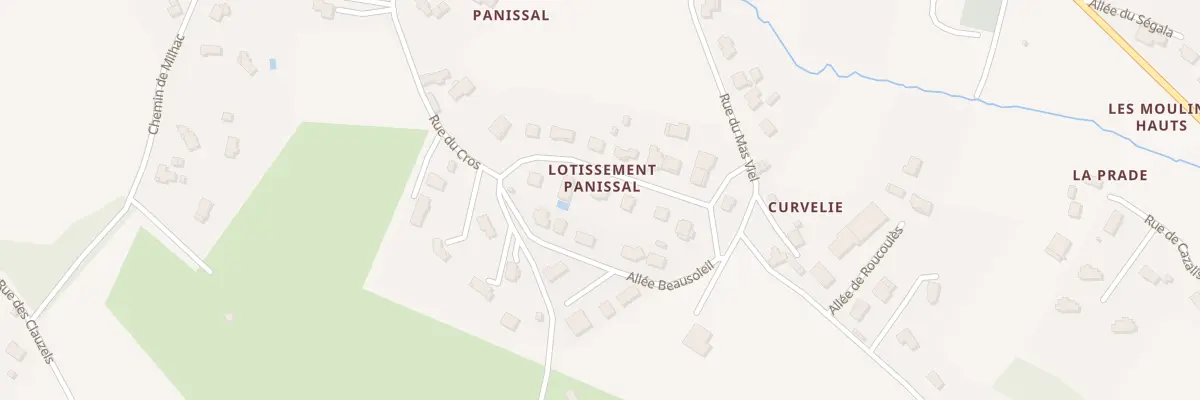 Plan du 5151 Lot Le Panissal à Toulonjac