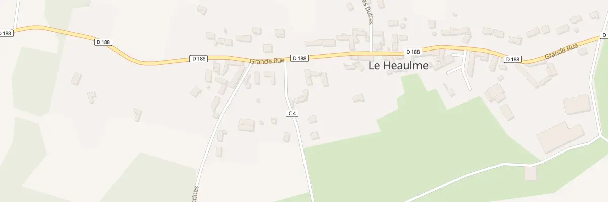 Plan du 25 Gr Grande Rue au Heaulme