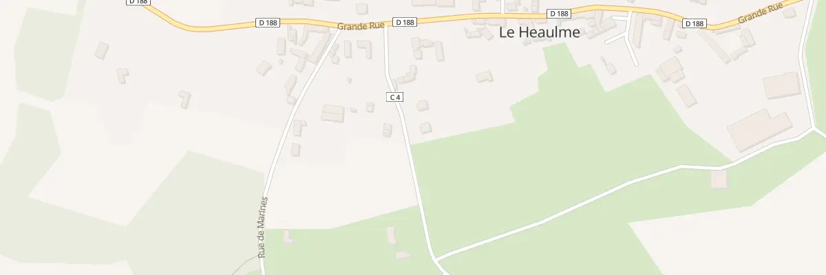 Plan du 3T Rue du Rosnel au Heaulme