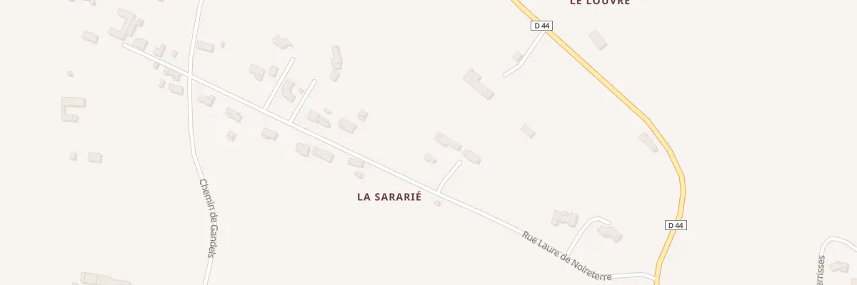 Plan du 23 Rue Laure de Noireterre à Palleville