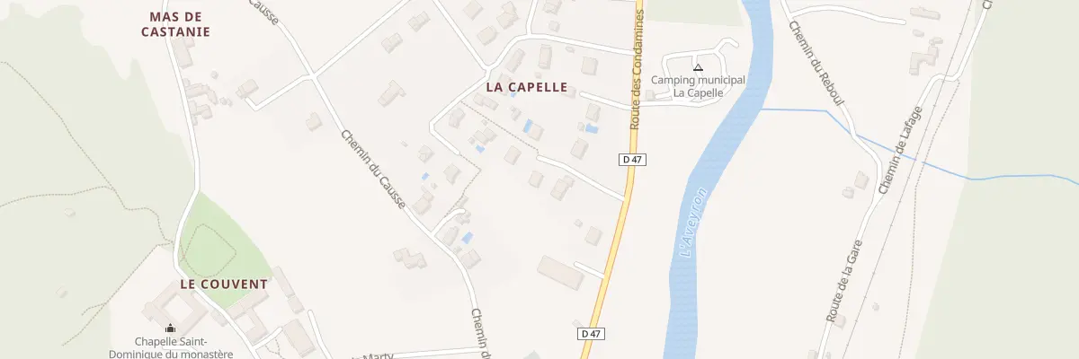 Plan du 5164E La Capelle à Monteils