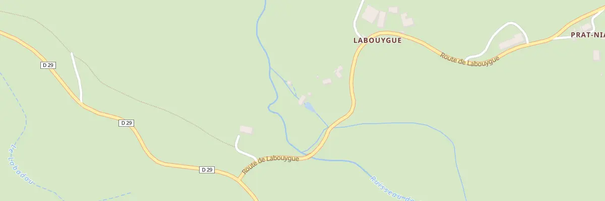 Plan du 189 Rte de Labouygue à Sousceyrac-en-Quercy