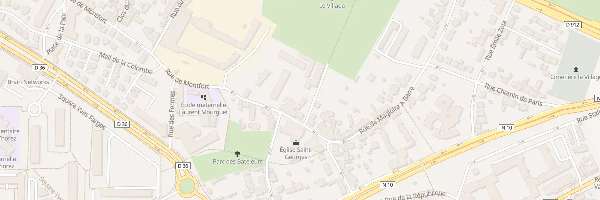 Plan du 40 Rue de Montfort à Trappes