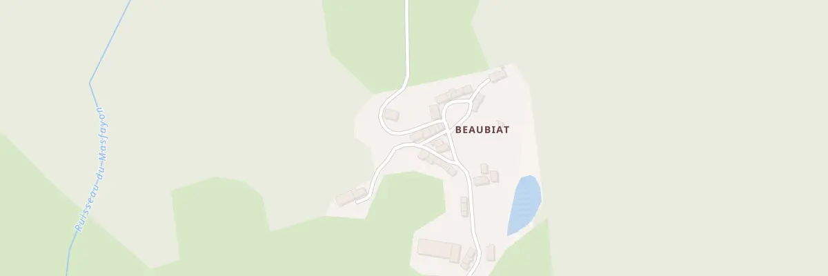 Plan du 11 Beaubiat à Banize