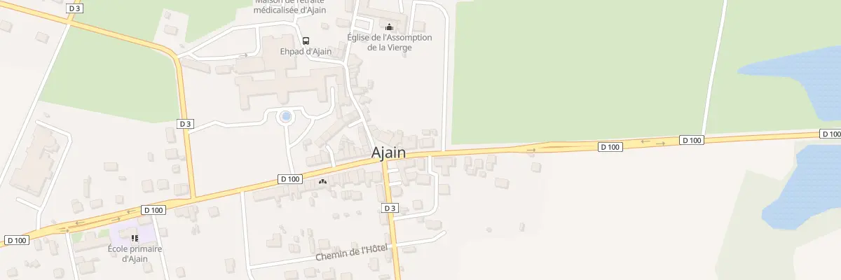 Plan du 8 Rte de Montluçon à Ajain