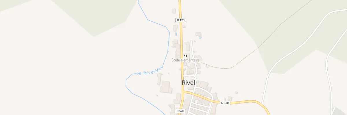Plan du 7 Le Village à Rivel