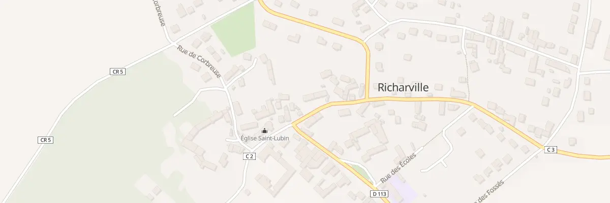 Plan du 3 Rue des Granges à Richarville