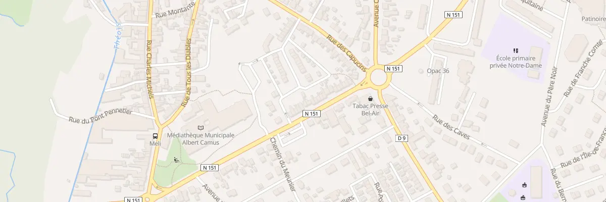 Plan du 31 Av de Bel Air à Issoudun