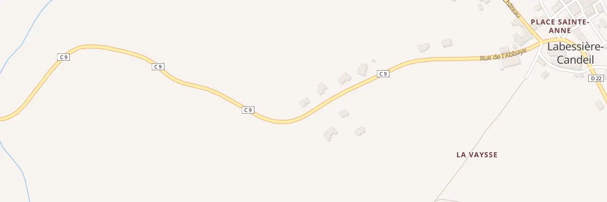 Plan du 322 Rte de Campagne à Labessière-Candeil