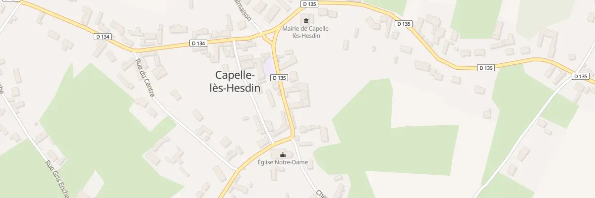 Plan du 105 Rue de Crecy à Capelle-lès-Hesdin