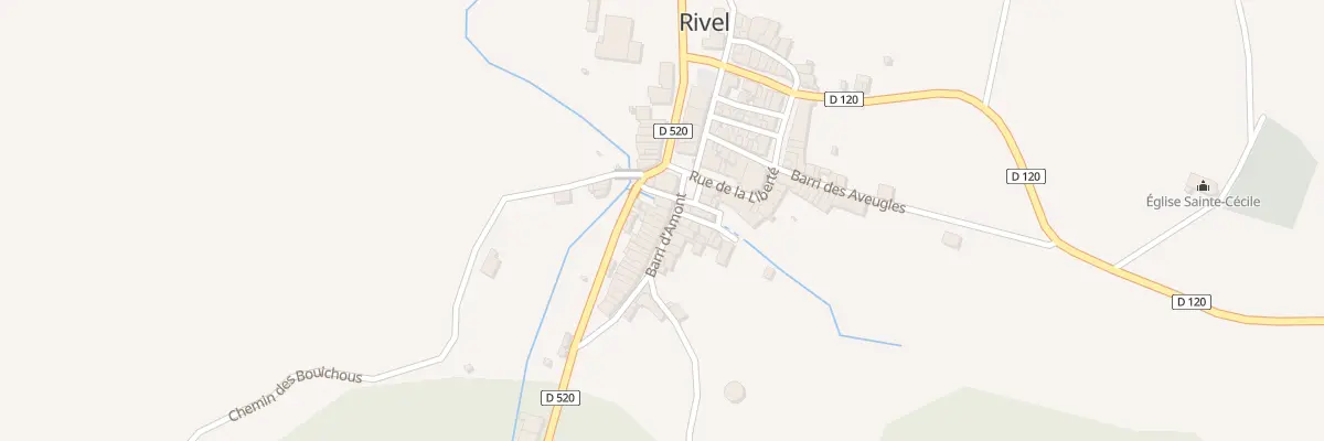 Plan du 46 Le Village à Rivel