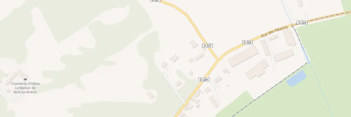 Plan du 650 Rue des Pélerins à Ardres