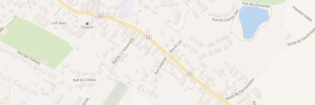 Plan du 372 Rue du Gen Leclerc à Auneuil