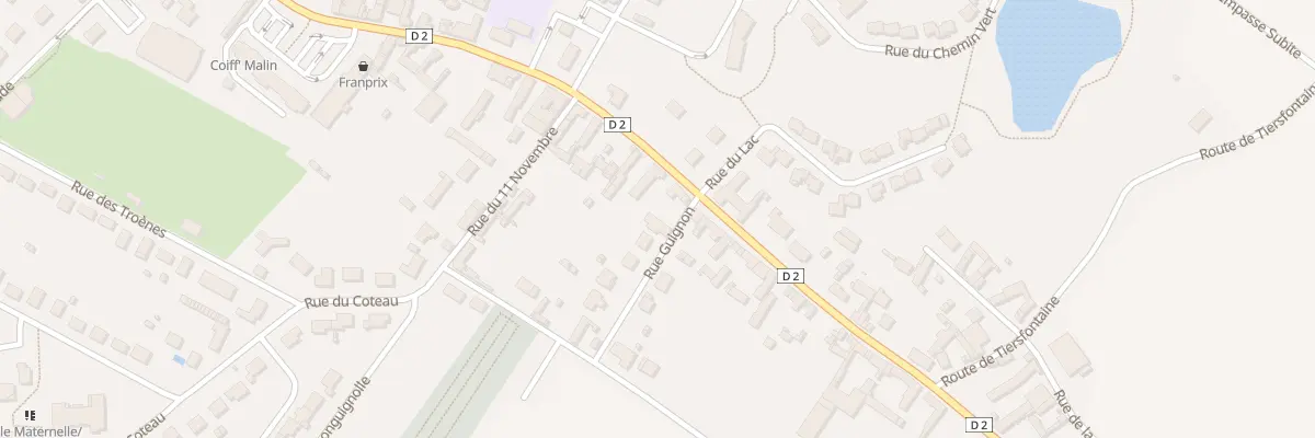 Plan du 388 Rue du Gen Leclerc à Auneuil