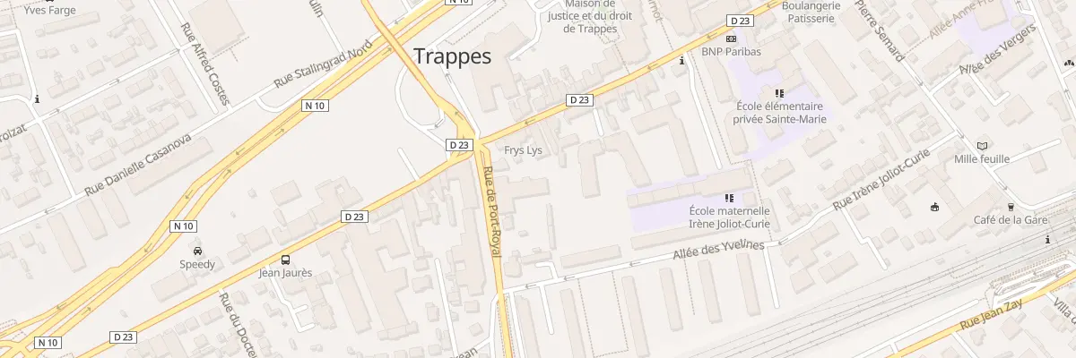 Plan du 1B Rue de Port-Royal à Trappes