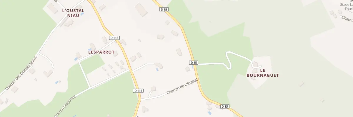 Plan du 5254 Le Bournaguet à Cardaillac