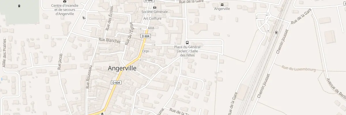 Plan du 4 Pl du General Leclerc à Angerville