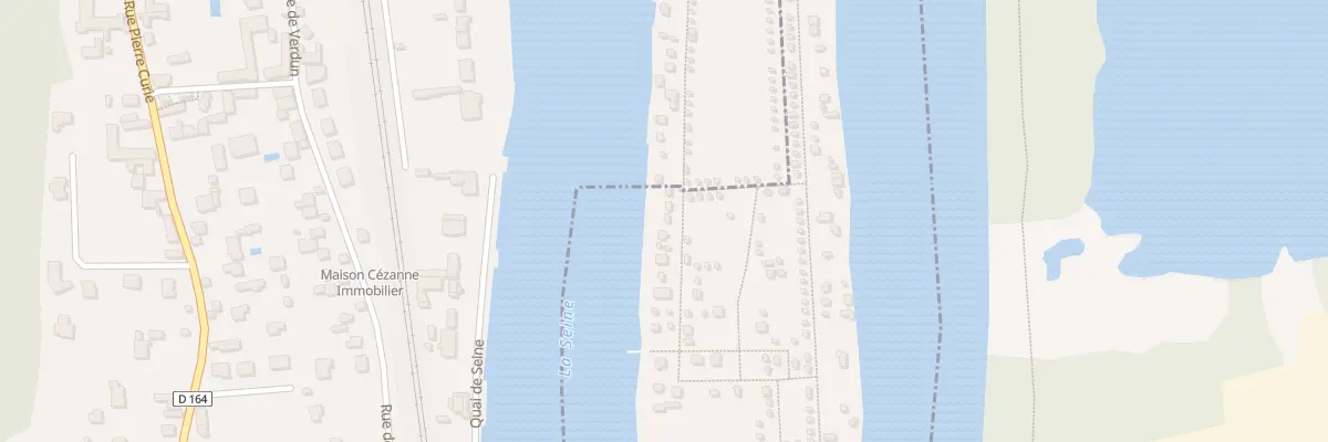 Plan du 9027 Ile du Platais à Villennes-sur-Seine