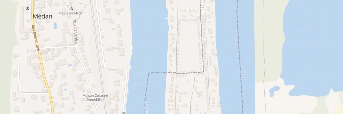 Plan du 108 Ile du Platais à Médan