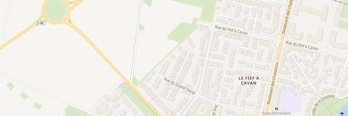 Plan du 70 Rue du Rossignol à Courdimanche