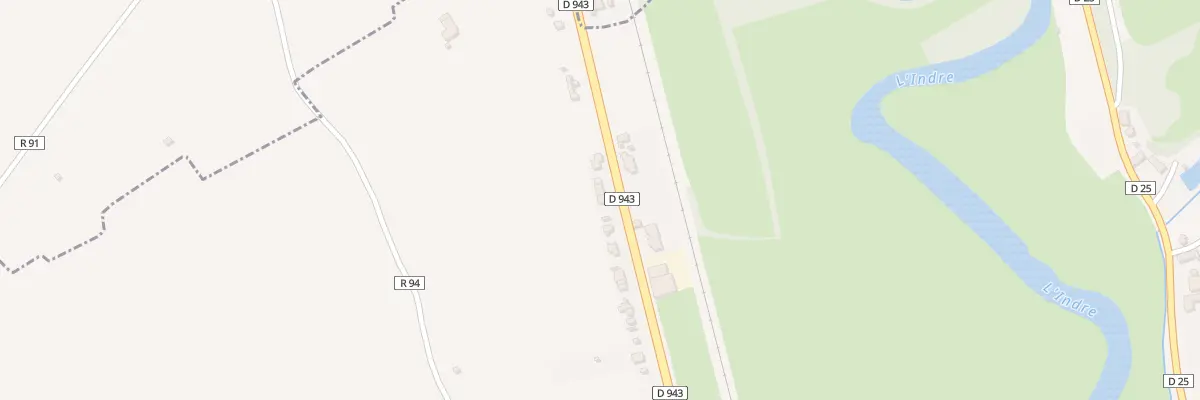 Plan du 93 Rue Fontaine Charbonnelle à Loches