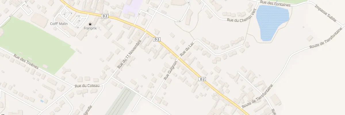 Plan du 376 Rue du Gen Leclerc à Auneuil