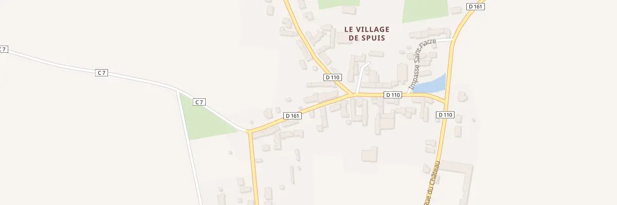 Plan du 5034 Le Village de Spuis à Chaussy