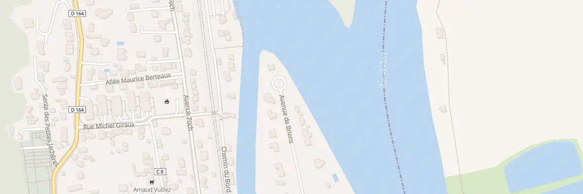 Plan du 650 Av Briens à Villennes-sur-Seine