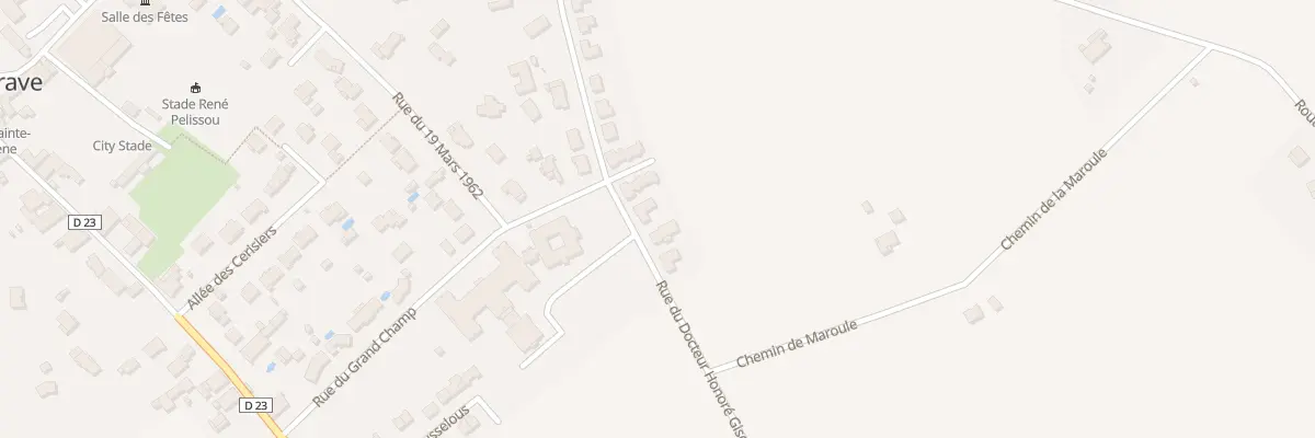 Plan du 21 Rue du Docteur Honore Gisclard à Lagrave