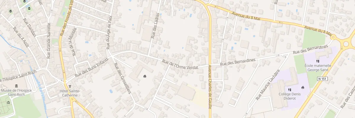 Plan du 45 Rue de l’Orme Verdat à Issoudun