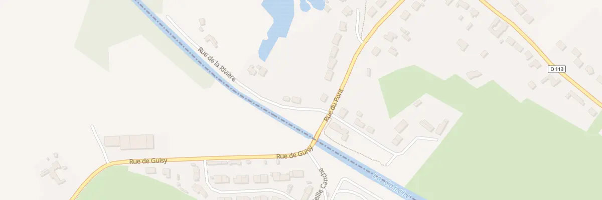 Plan du 2 Rue de la Rivière à Guisy