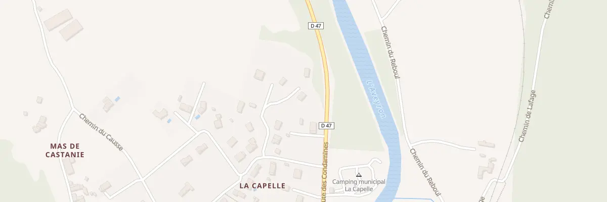 Plan du 5389 La Capelle à Monteils
