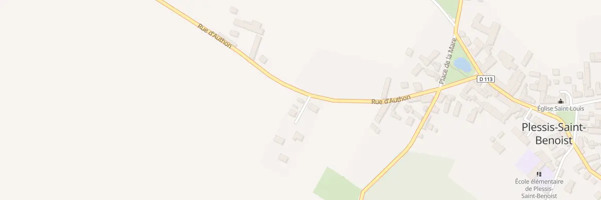 Plan du 5 Rue d’Authon à Plessis-Saint-Benoist