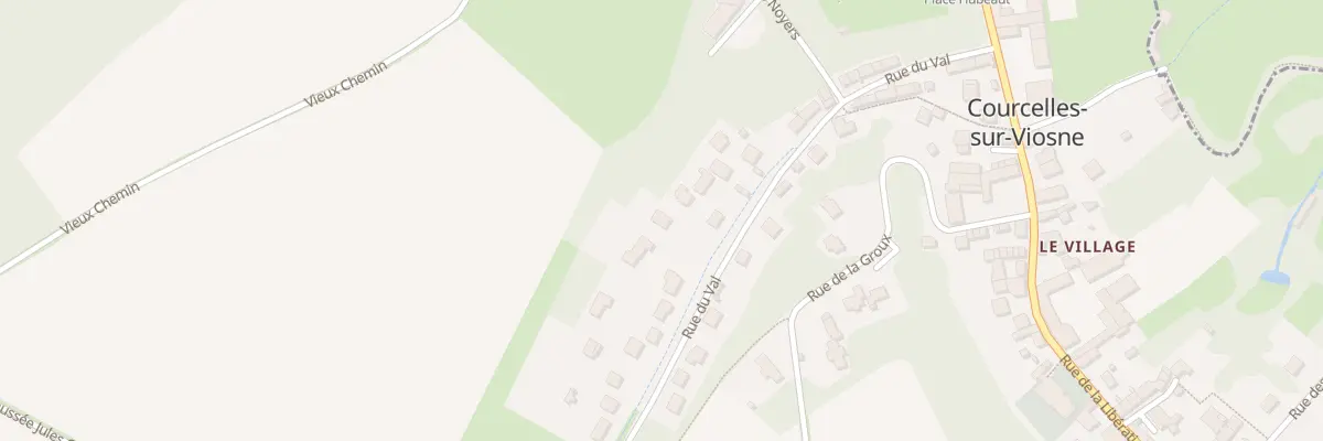 Plan du 22 Rue du Val à Courcelles-sur-Viosne