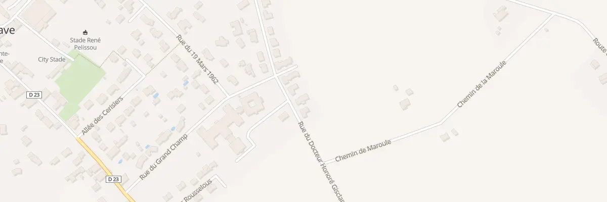 Plan du 23 Rue du Docteur Honore Gisclard à Lagrave
