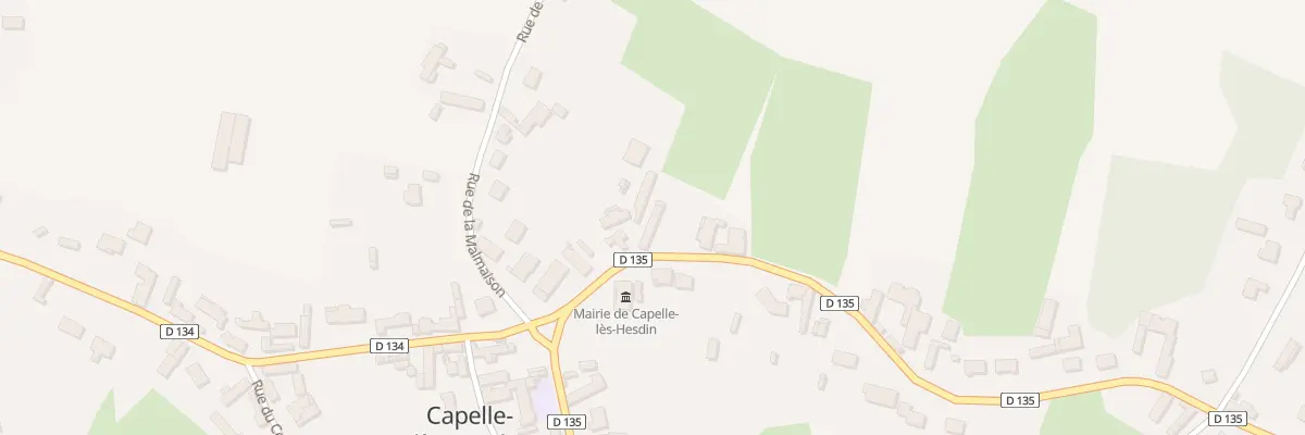 Plan du 83 Rue du Moulin Rouge à Capelle-lès-Hesdin