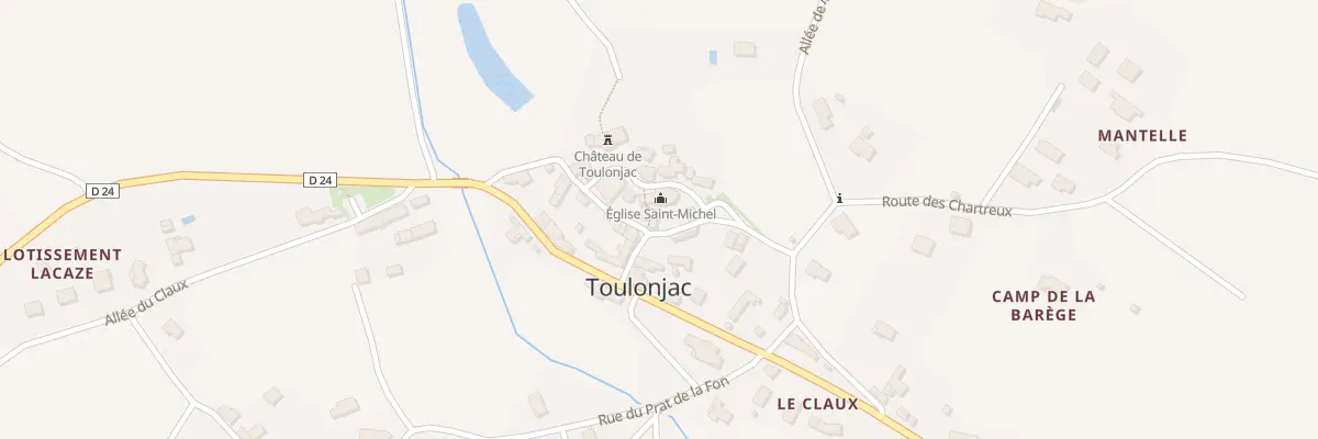 Plan du 5042 Toulonjac à Toulonjac