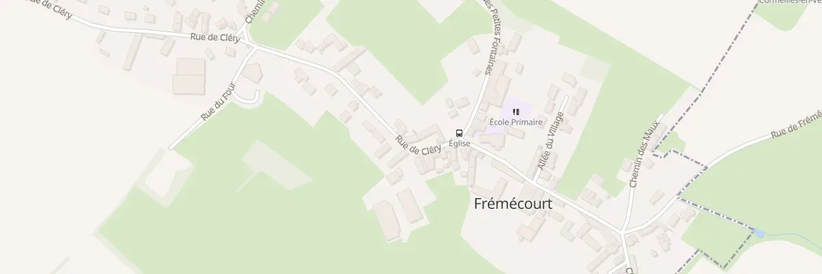 Plan du 32 Rue de Cléry à Frémécourt