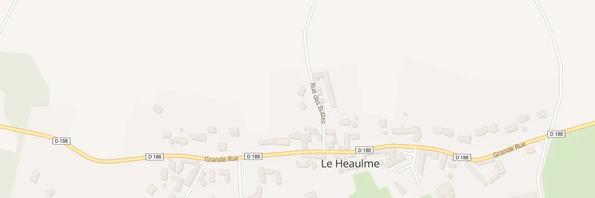 Plan du 1A Rue des Buttes au Heaulme