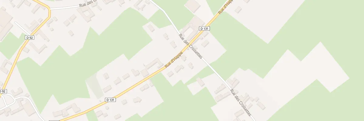 Plan du 22 Rue d’Happe à Campagne-lès-Boulonnais