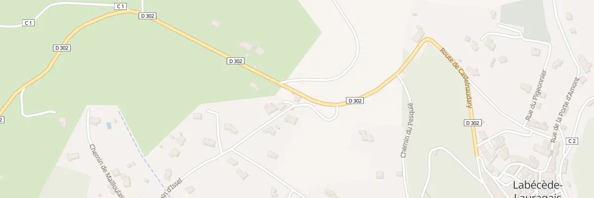 Plan du 106 Che d’Issel à Labécède-Lauragais