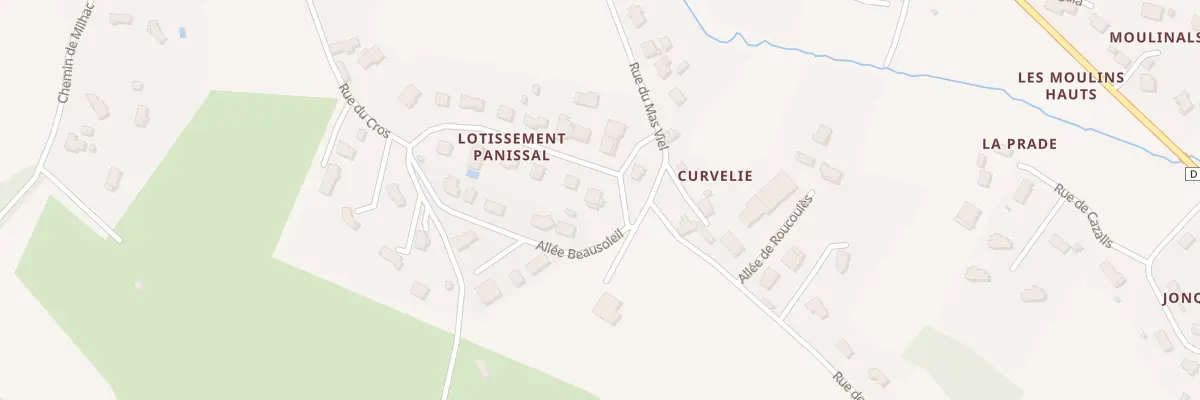 Plan du 5114E Lot Le Panissal à Toulonjac