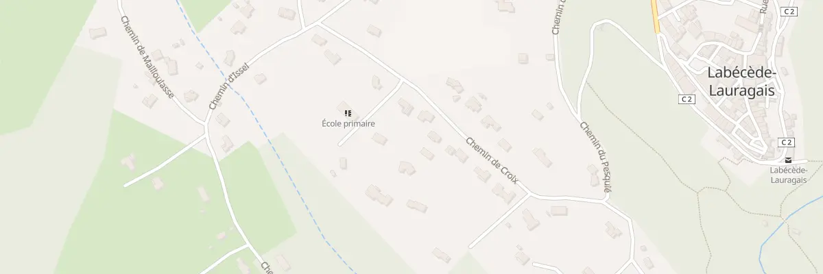 Plan du 202 Che de la Croix à Labécède-Lauragais