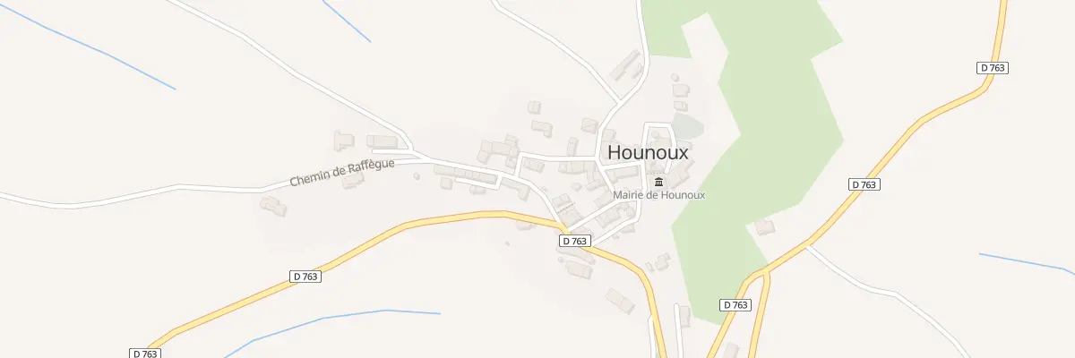 Plan du 190 Rue Seigneur Honoso à Hounoux
