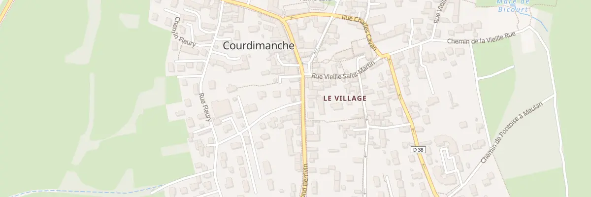 Plan du 28 Rue Raymond Berrivin à Courdimanche